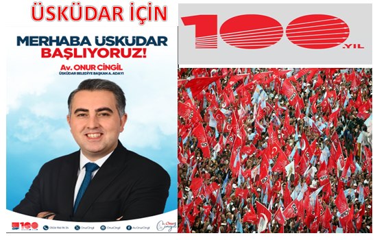 AV.ONUR CİNGİL MERHABA ÜSKÜDAR DİYEREK CHP ÜSKÜDAR BELEDİYE BAŞKAN ADAY ADAYI OLARAK YOLA ÇIKTI.