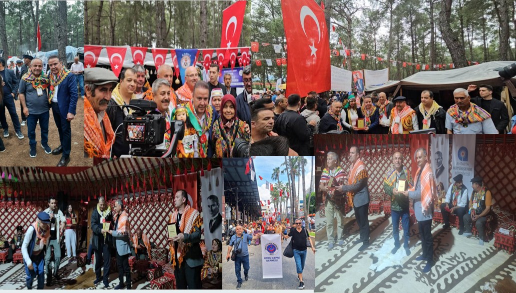 4.Uluslararası Antalya Yörük Türkmen Festivali renkli görüntülere sahne oldu Acıpayam Dernekler Birliği 2. Başkanı Yörtürk Vakfı Denizli Şubesi YK Üyesi